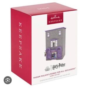 Hallmark 2024 Harry Potter MADAM MALKIN'S ROBES FOR ALL OCCASIONS Ornament NIB